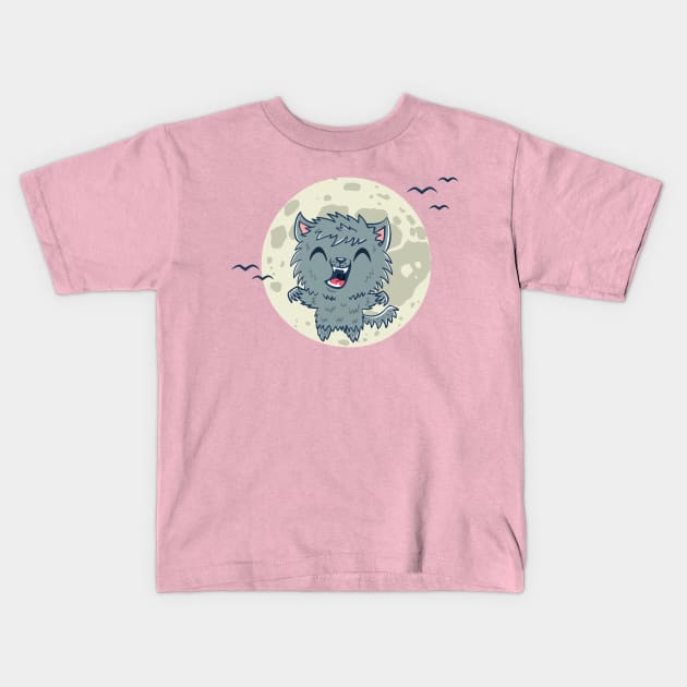 Werewolf Kids T-Shirt by Sir13